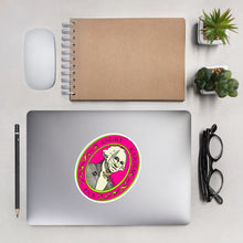 Load image into Gallery viewer, Angry Karma Ink-GEROGE WASHINGTON-PINK-Bubble-free stickers
