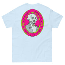 Load image into Gallery viewer, Angry Karma Ink-GEROGE WASHINGTON-PINK-Men&#39;s classic tee
